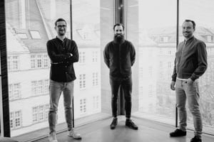Gründertrio Dimitri, Dominik & Andreas